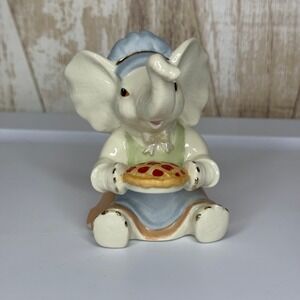 Lenox Gift of Thanksgiving Elephant Figurine Pie Chef Cook